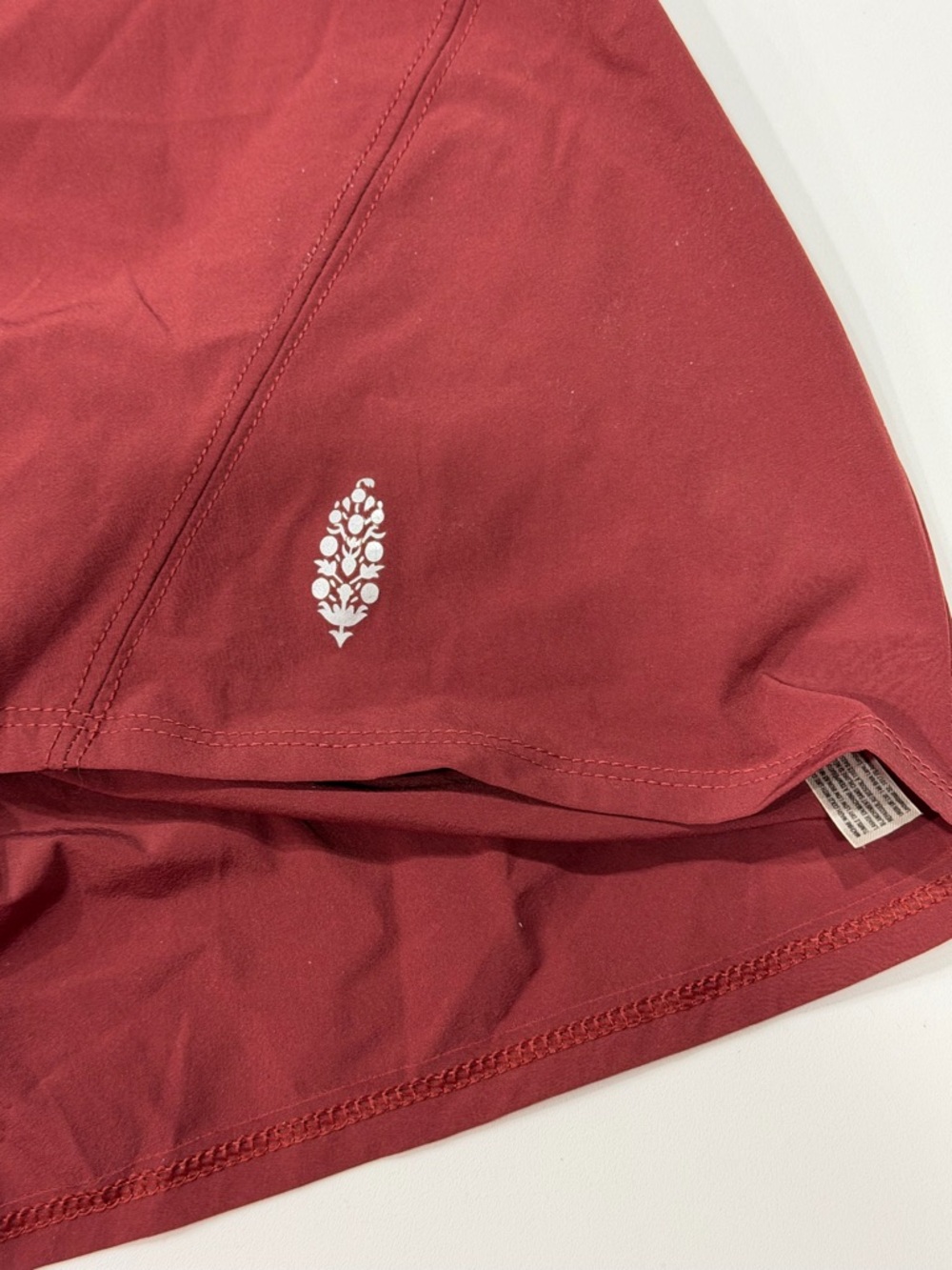 FP Movement by Free People Flowy Back Slit Bra Burgundy Red - Picture 2 of 6